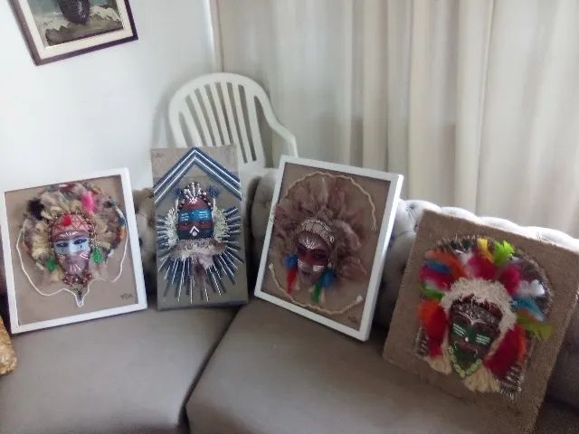 Lindas telas indígenas arte indios - Foto 2