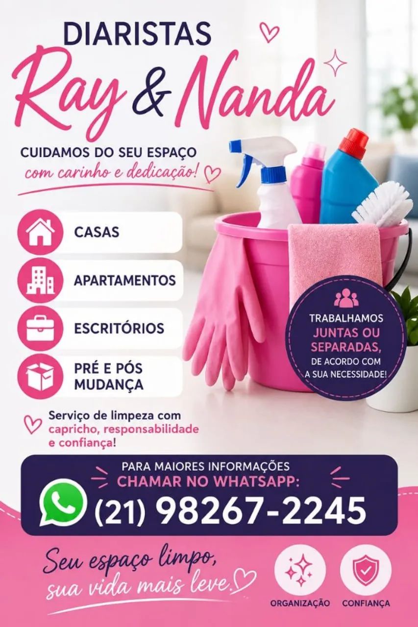 Diarista e Faxineira 