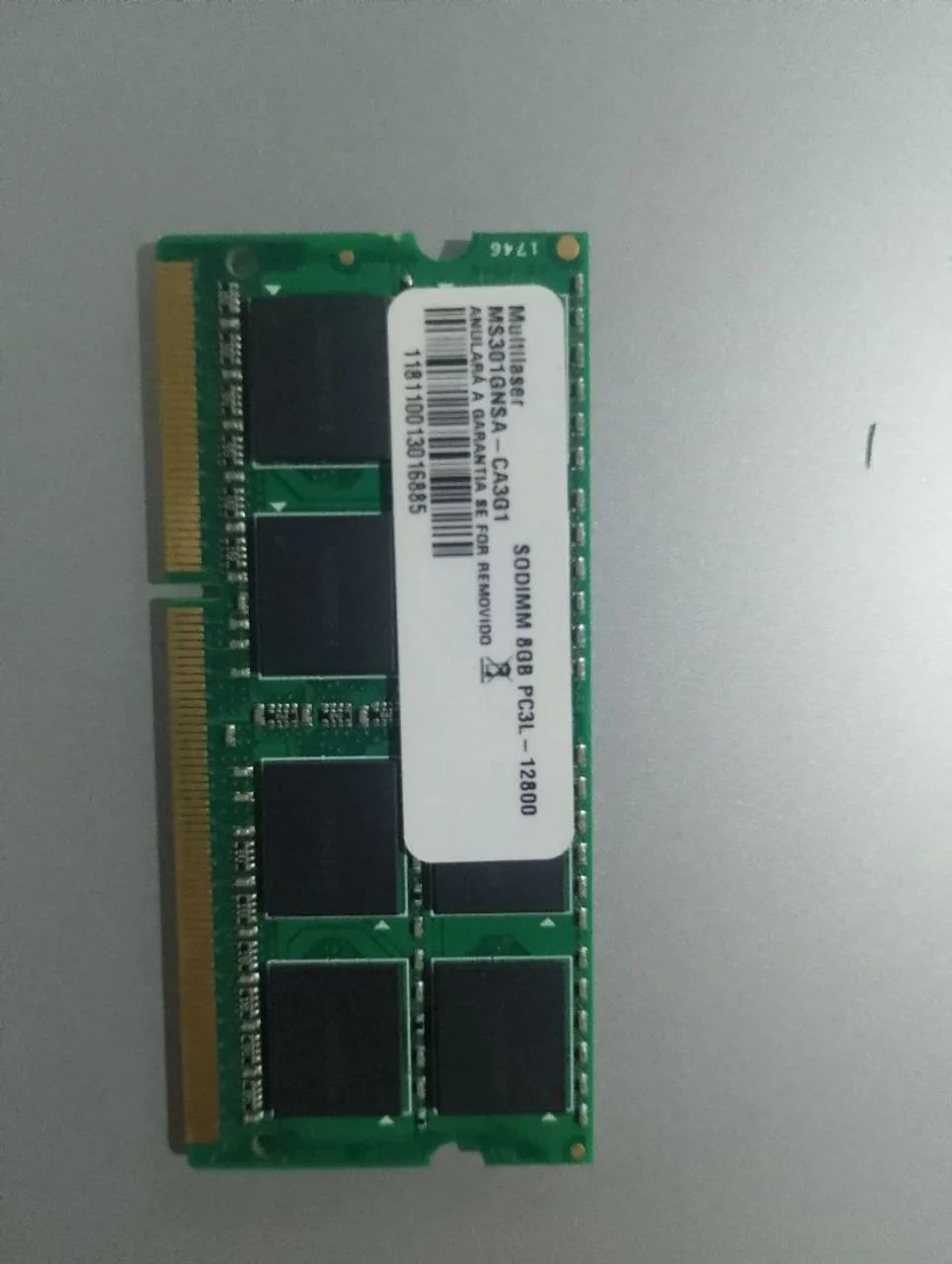 DDR3 8gb funciona perfeitamente 