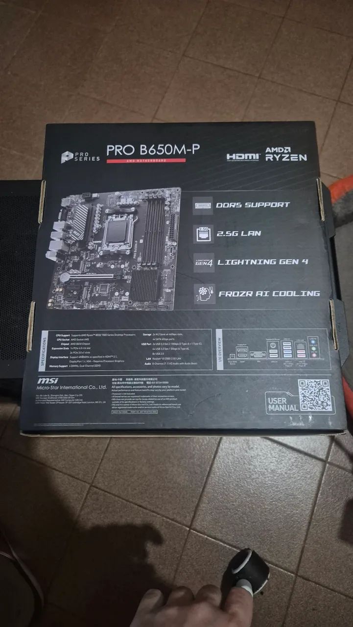 Placa-mãe MSI PRO B650M-P AMD AM5 - Foto 3