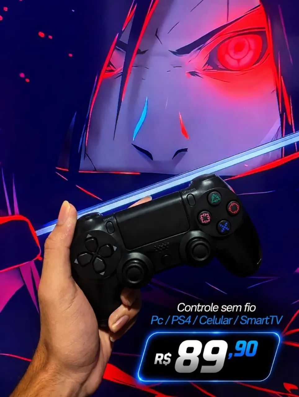 Controle sem fio PC /PS4 / Celular / Smart TV - Foto 2