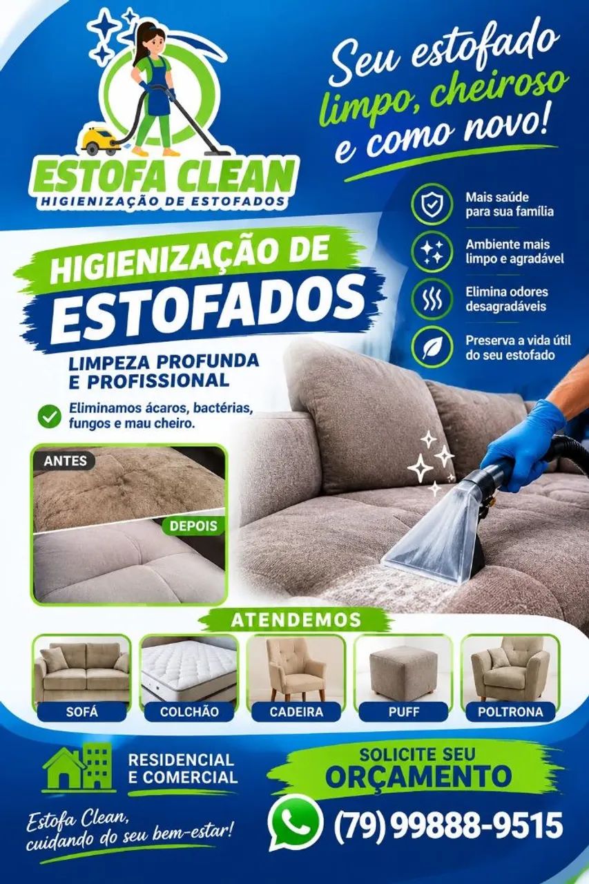 Limpeza de estofados 