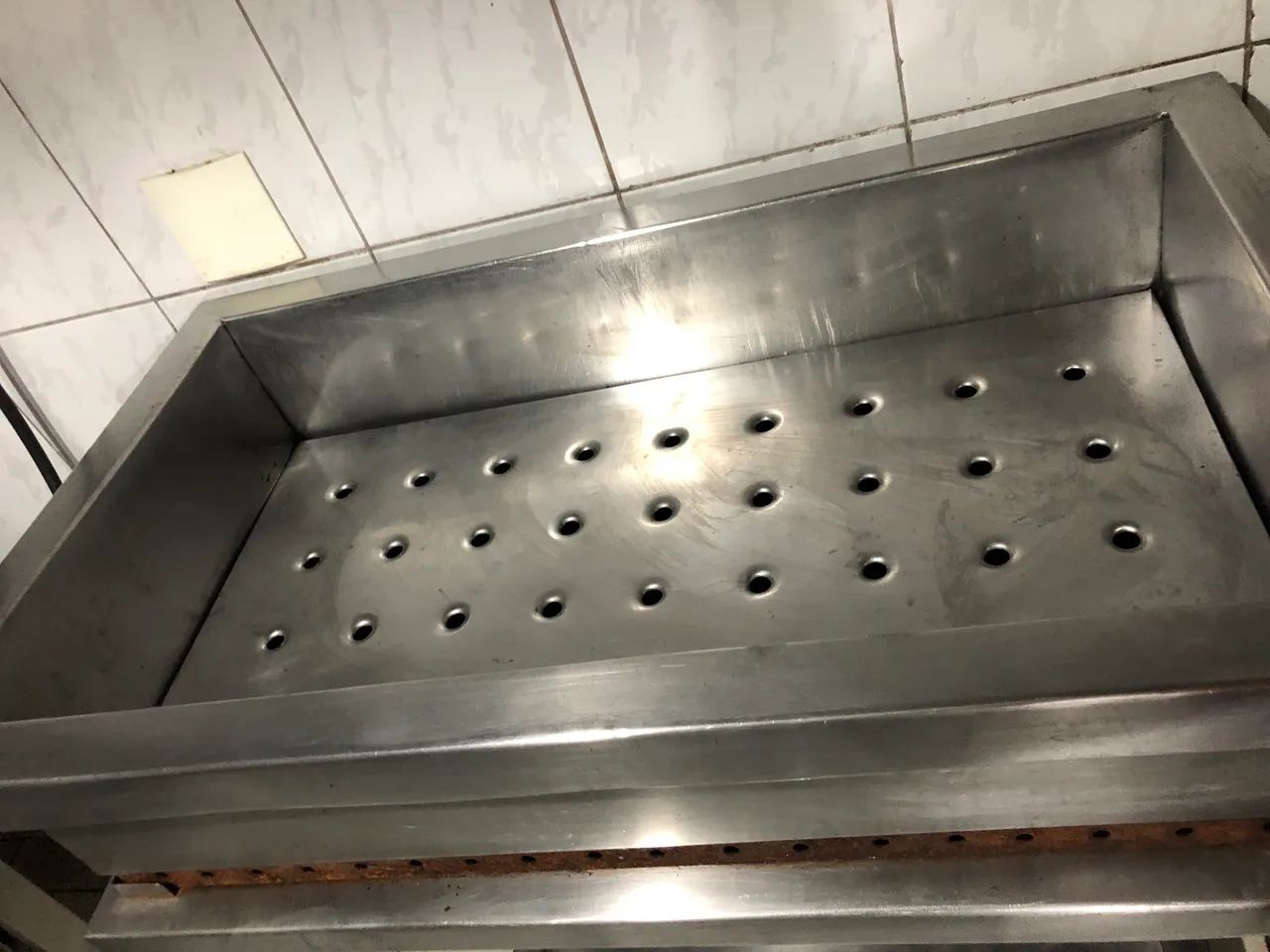 Banho Maria de inox à gás com duas bocas - Foto 4