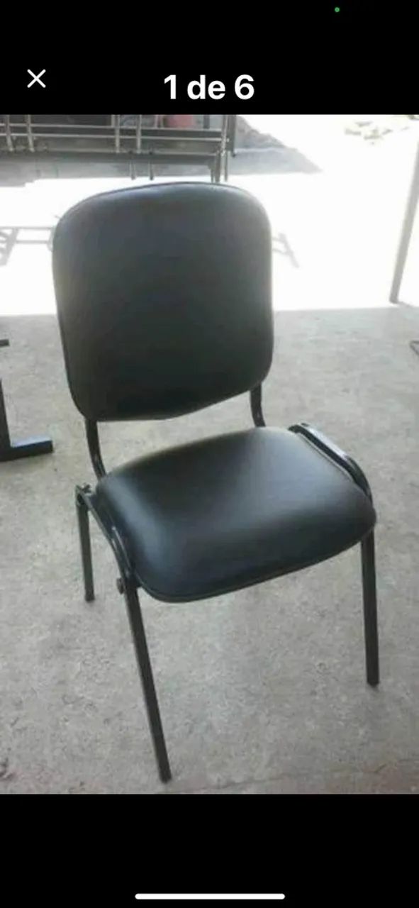 Cadeira fixa para escritório, recepção.. - Foto 5