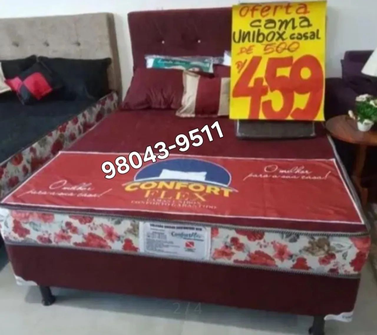 Cama Box Casal PROMOÇÃO IMPERDÍVEL. ENTREGO HOJE!