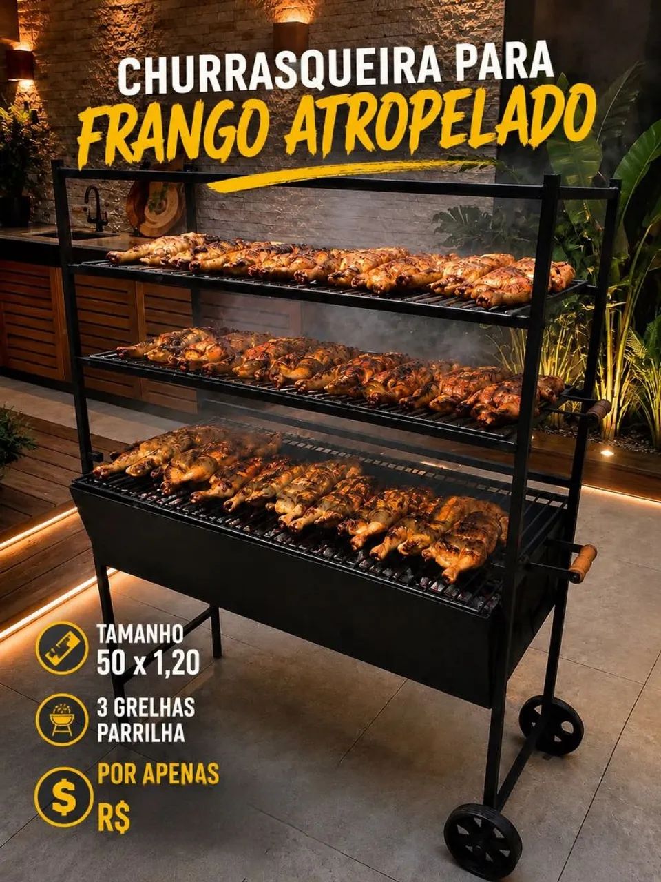 Churrasqueira pra frango Assado 