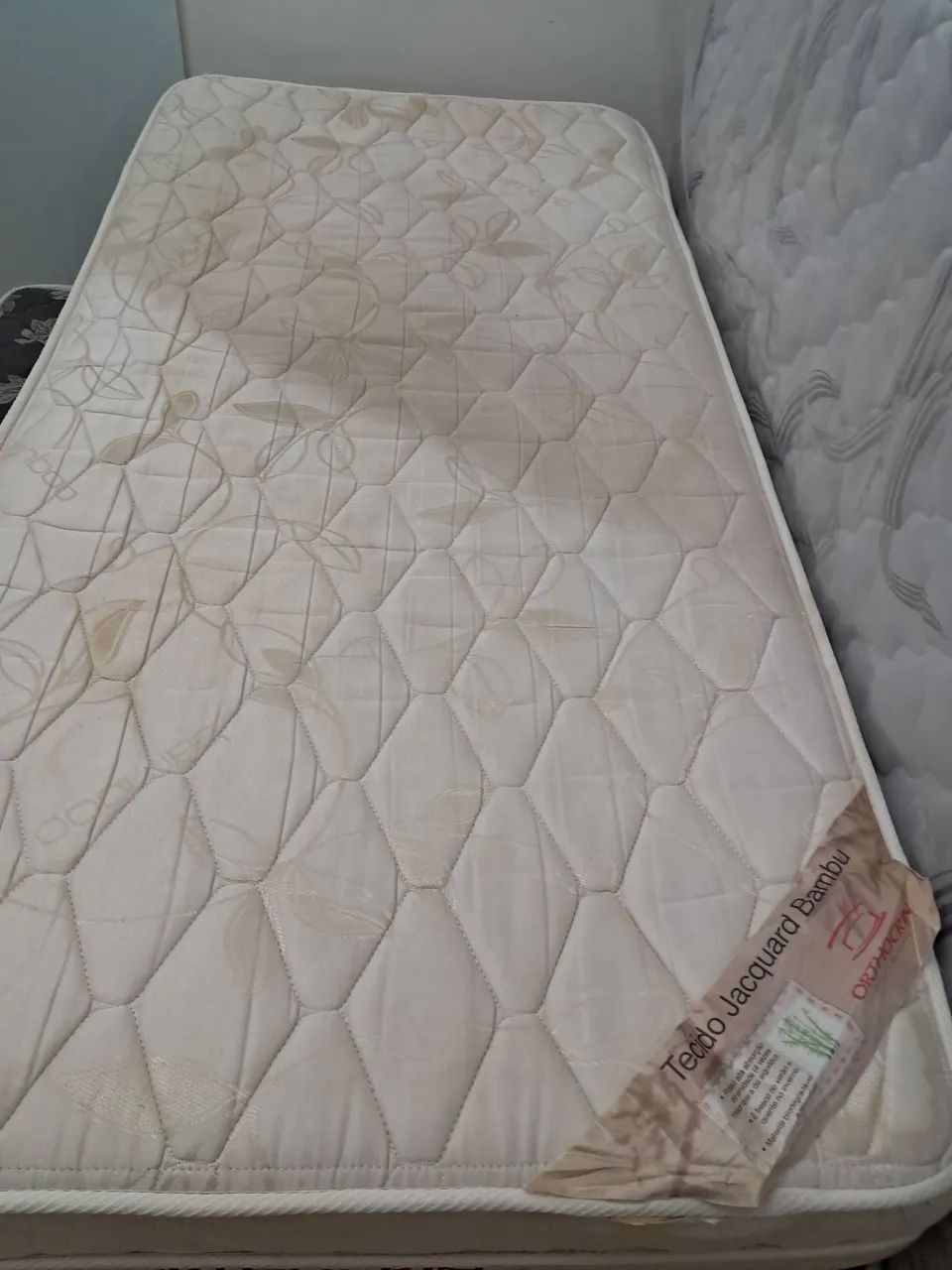 Cama solteiro 88cm com colchão e auxiliar  - Foto 2