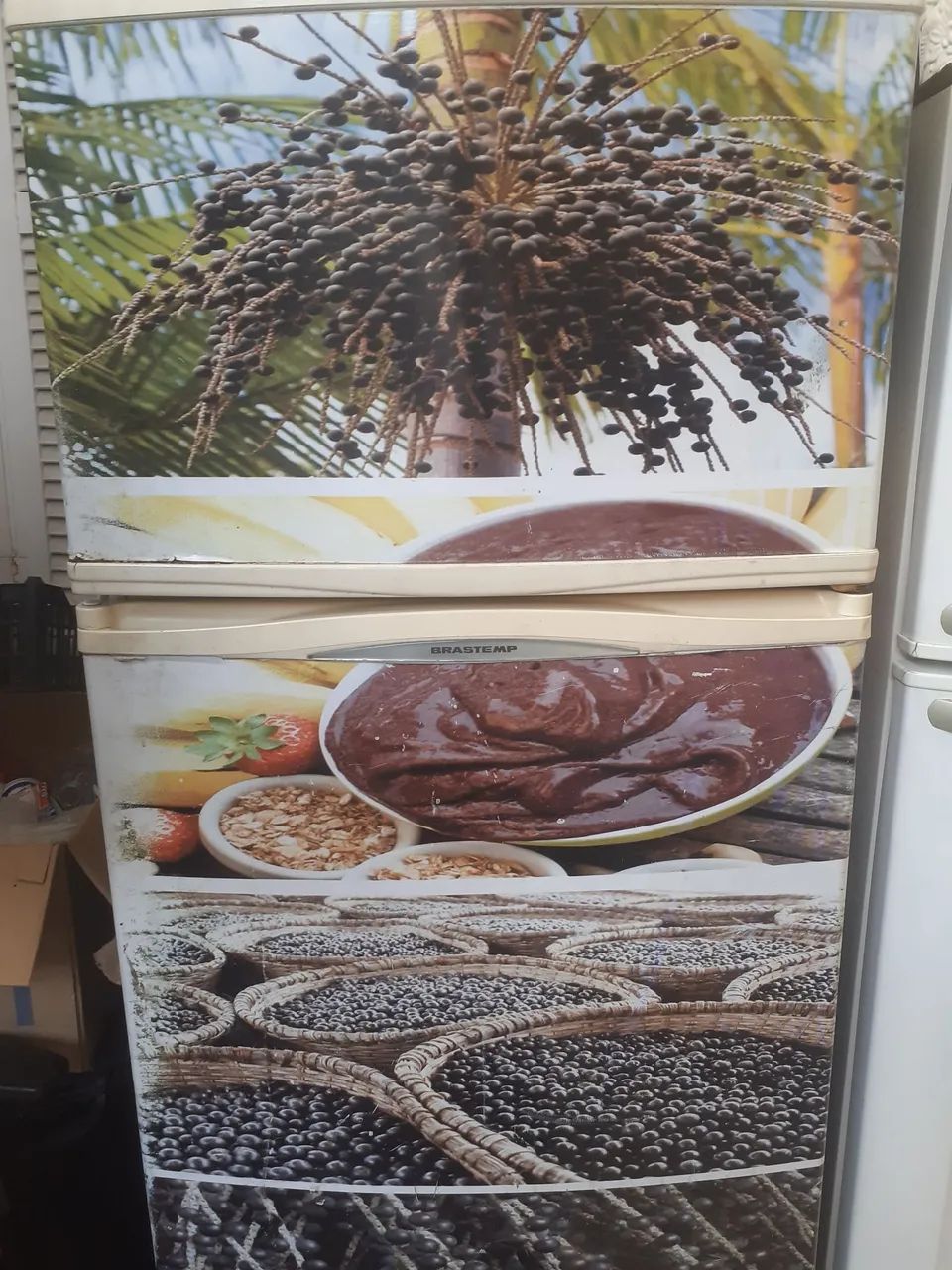 Geladeira brastemp 410 litros envelopada