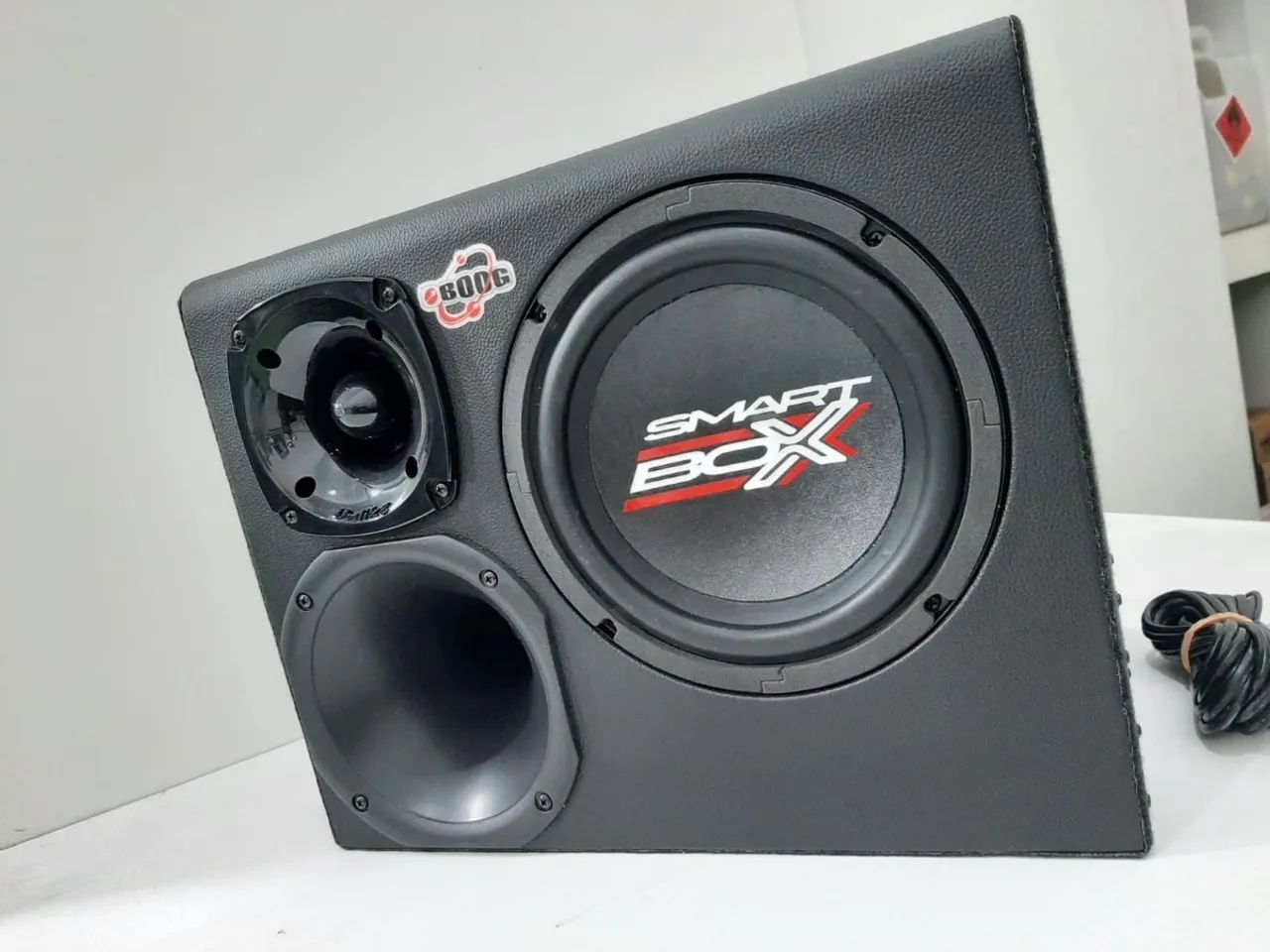 Caixa Smart Box Trio 8 Boog Som Amplificada Automotiva - Foto 2