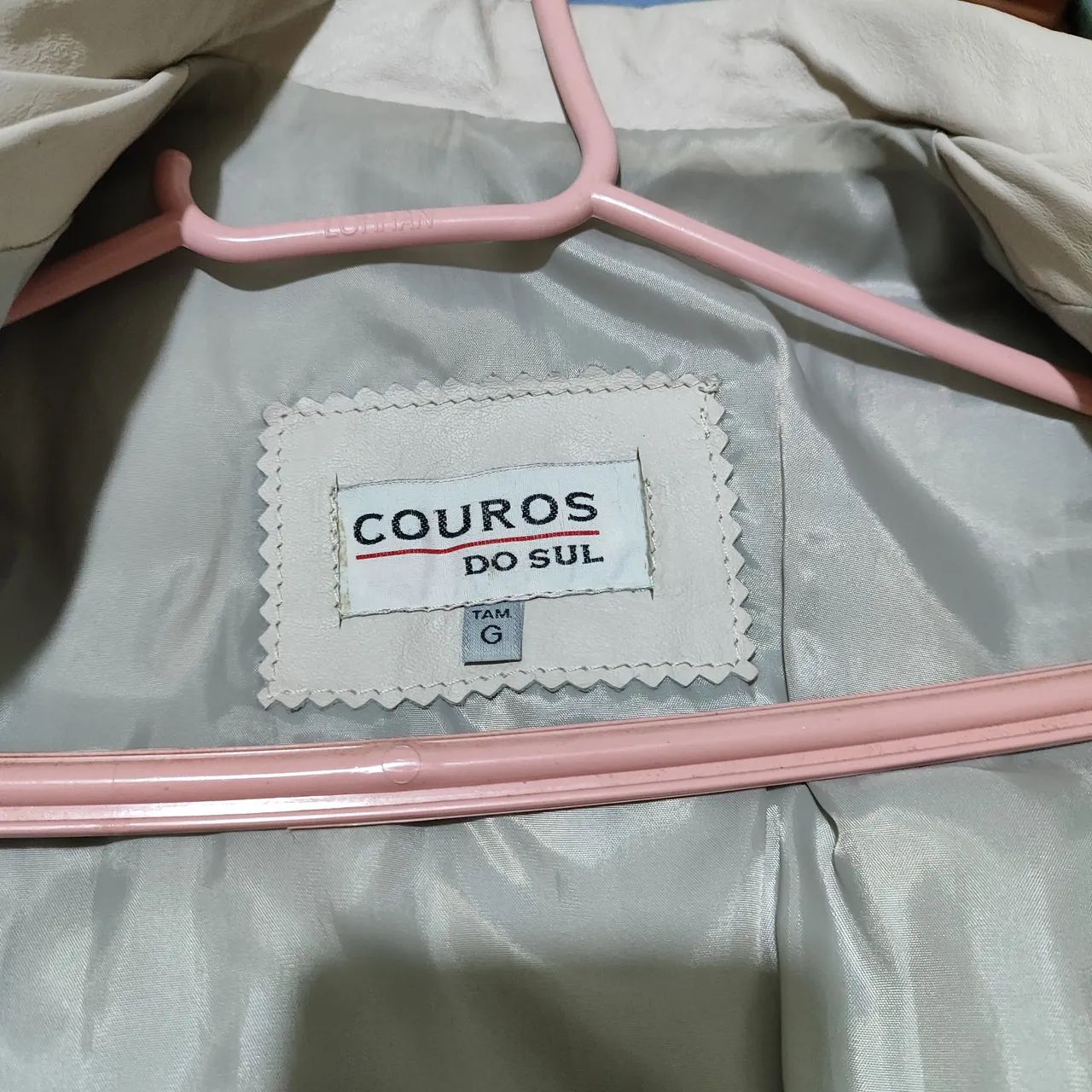 Casaco Couro marfim  - Foto 5
