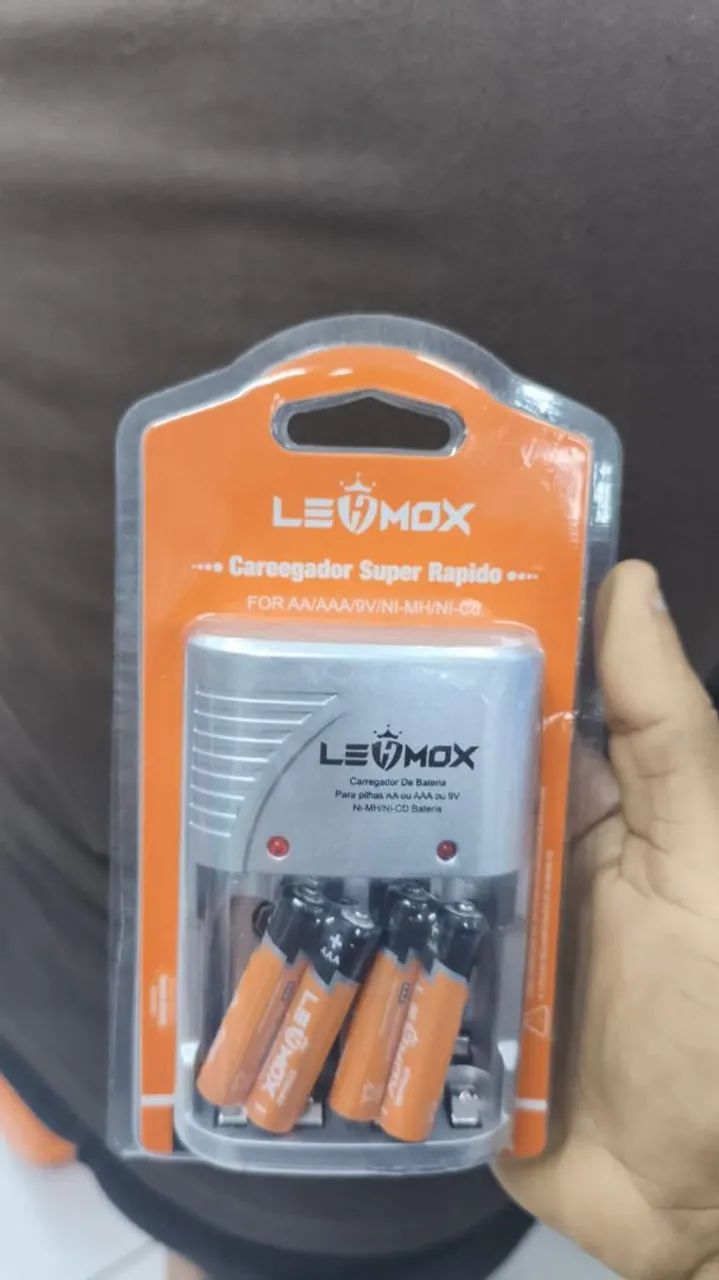 Kit pilhas recarregável AA-AAA