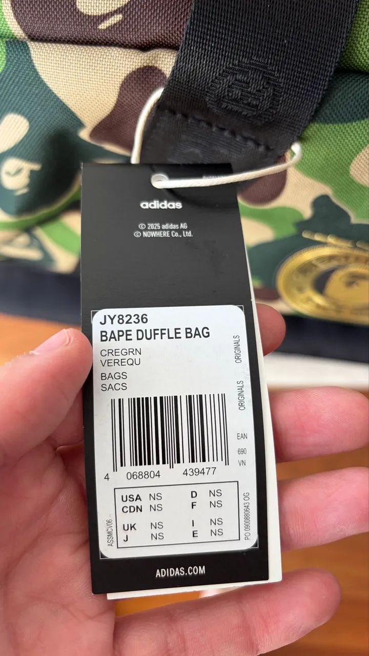 Bolsa adidas x Bape - Foto 2