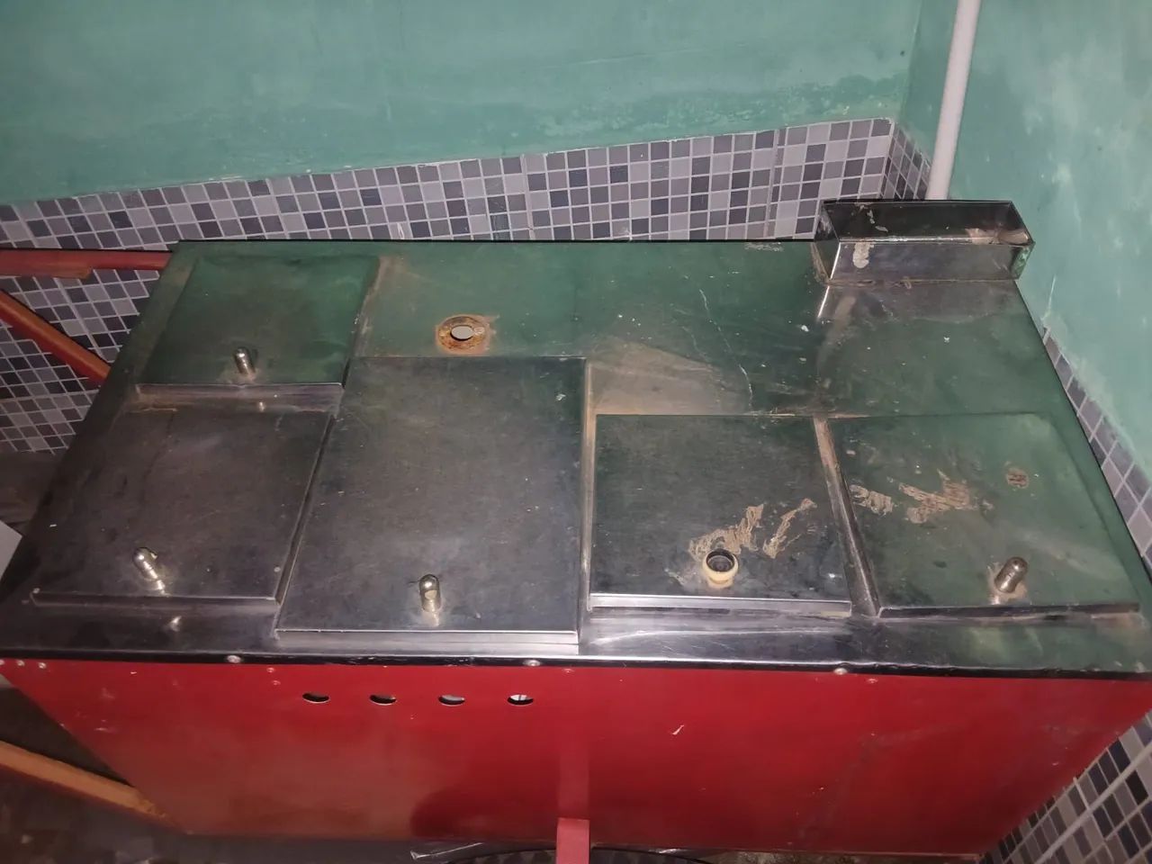 Carrinho de Lanche (cachorro-quente, caldos...), todo completo 