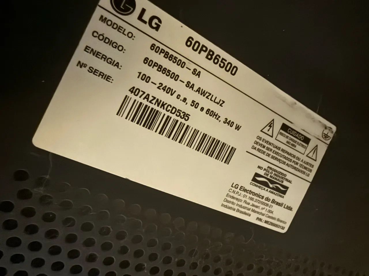 TV LG 60 Polegadas LCD - Funcionando - Foto 5