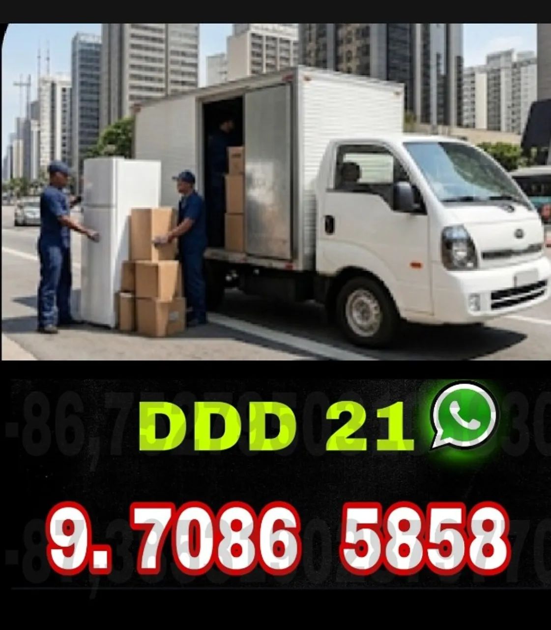 Frete com excelência, carreto prático e mudanças completas