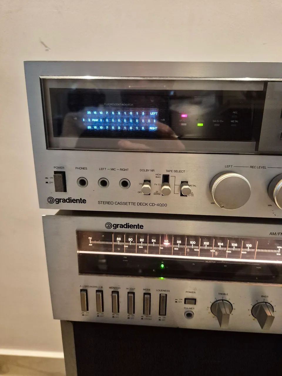 Receiver Gradiente 1260 + Tape deck CD 4000 - Foto 2