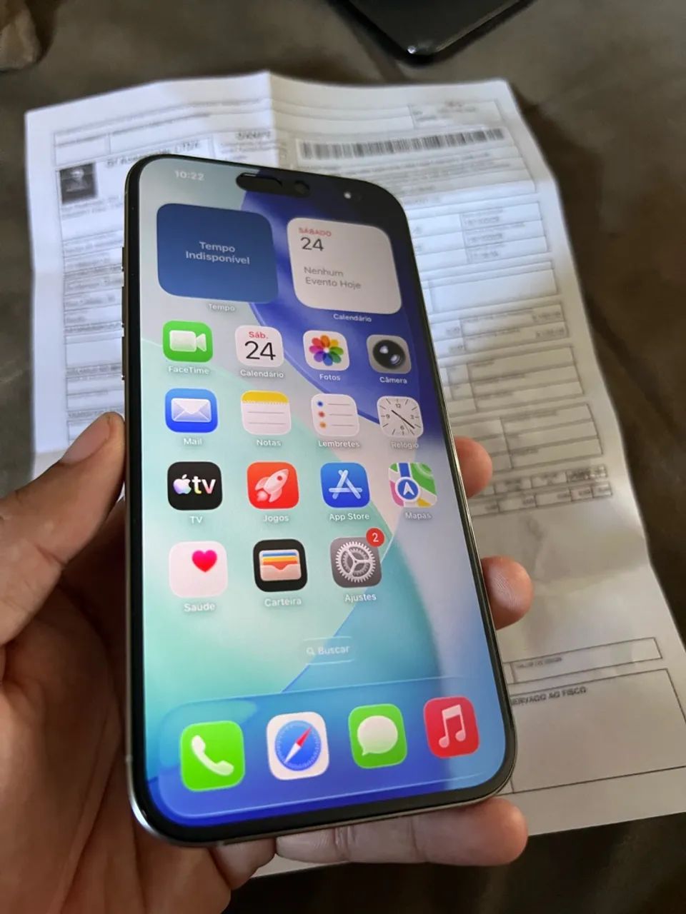 iPhone 16 pro Max 256 gigas com nota fiscal - Foto 4