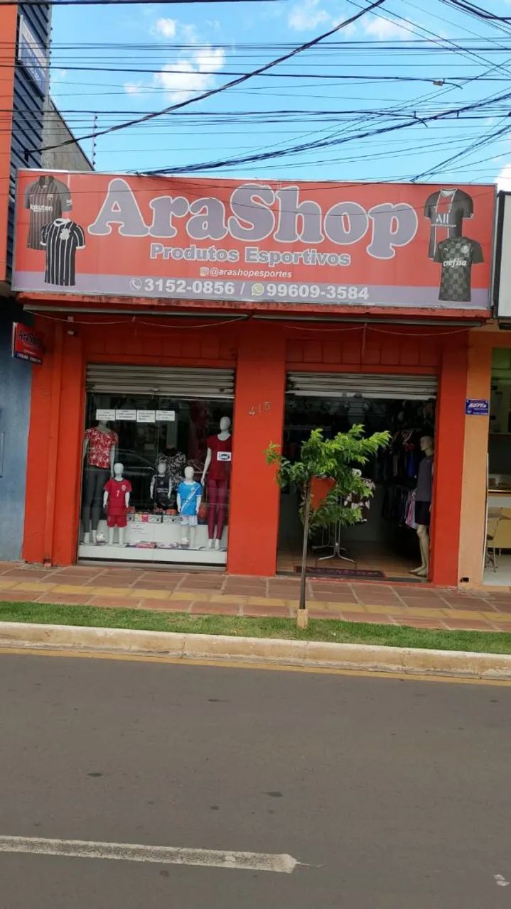LOJA DE ARTIGOS ESPORTIVOS COMPLETA CENTRO ARAPONGAS