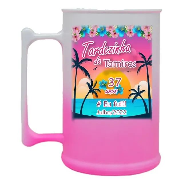 canecas de chopp acrilica 300ml personalizadas