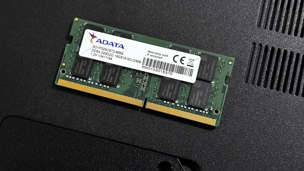 Memoria Ram 16 gb ddr4 Adata 3200 1.2v ( super nova ) notebook testada