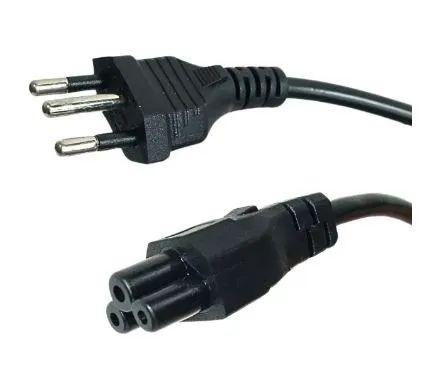 Cabo de energia tripolar para notebook