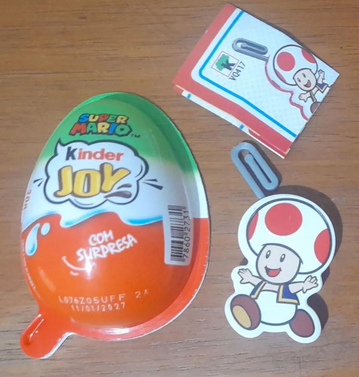 2 Kinder Ovo Super Mário. 