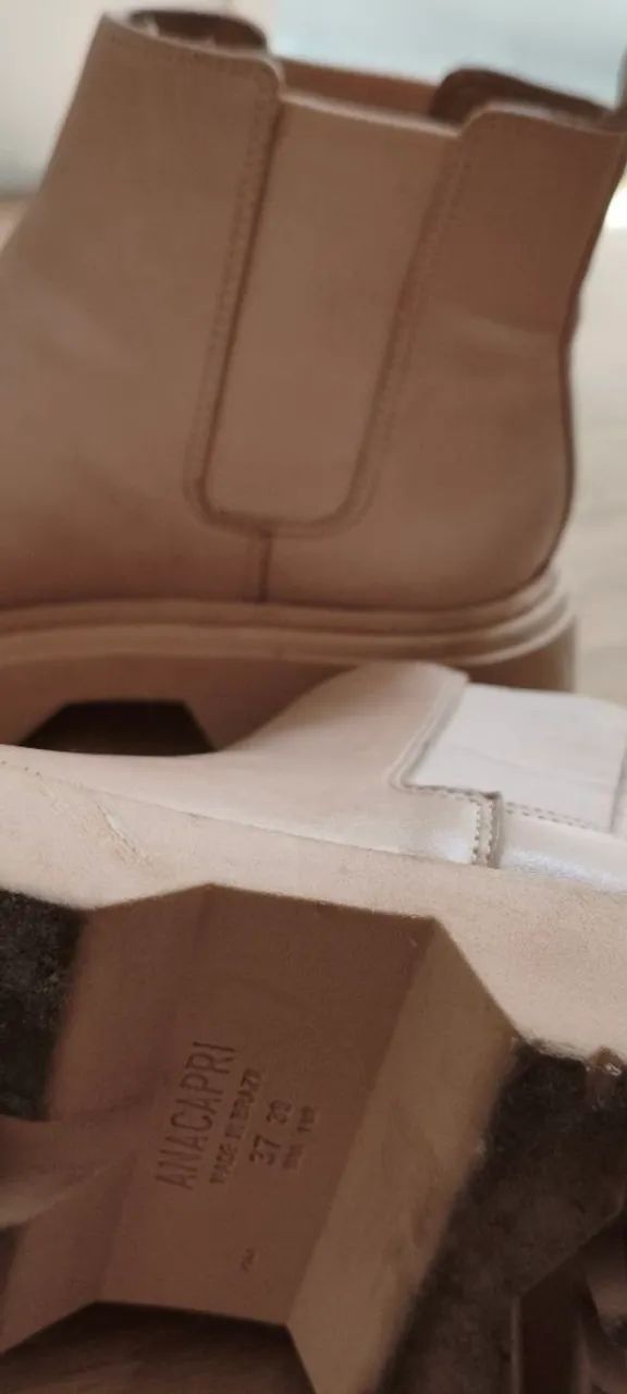Bota Chelsea em couro macio - Foto 2