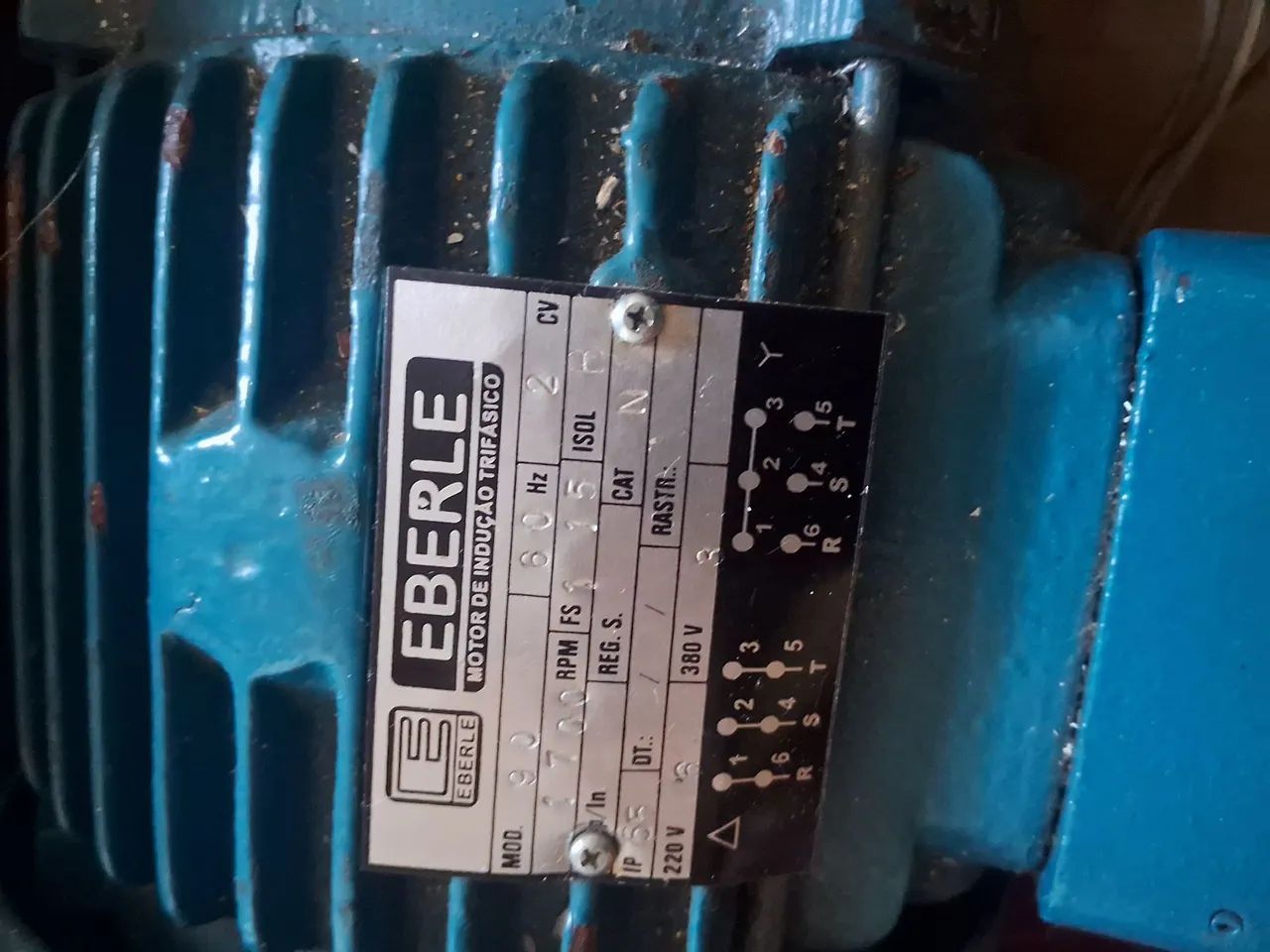 Motor elétrico de indução trifásico 2CV EBERLE  - Foto 3