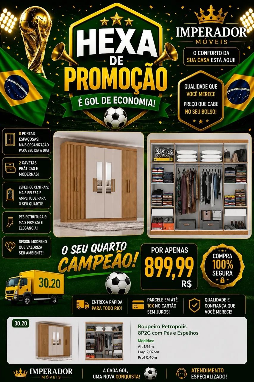 Guarda Roupa Petrópolis 