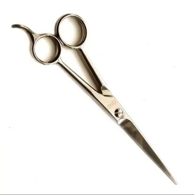 Tesoura Fio Navalha 7" Polegadas Aço Inox profissional - Foto 3