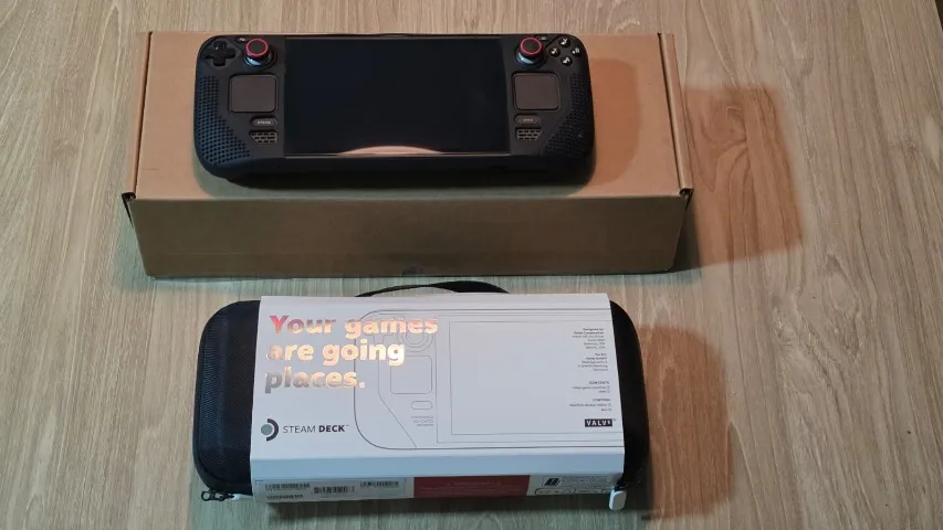 SteamDeck 256gb LCD +cartão 512gb +case - Consoles de Vídeo Game