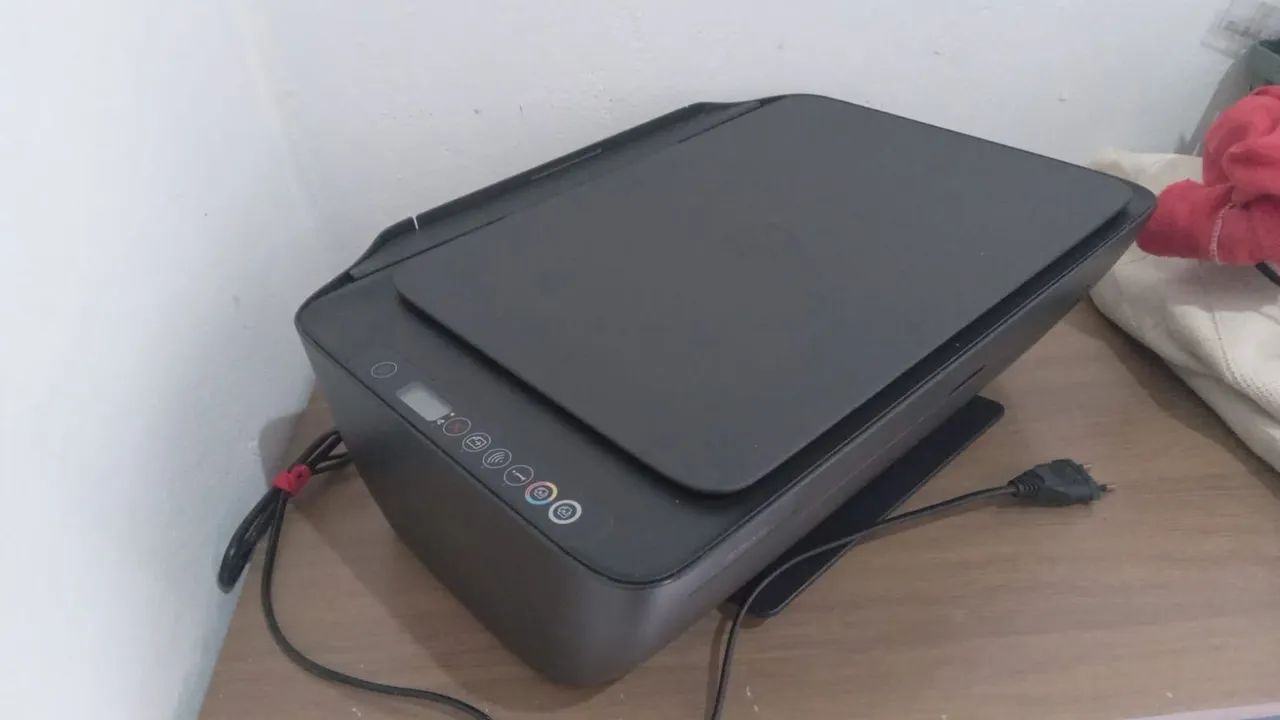 Impressora HP com cartucho colorido e preto - Foto 4