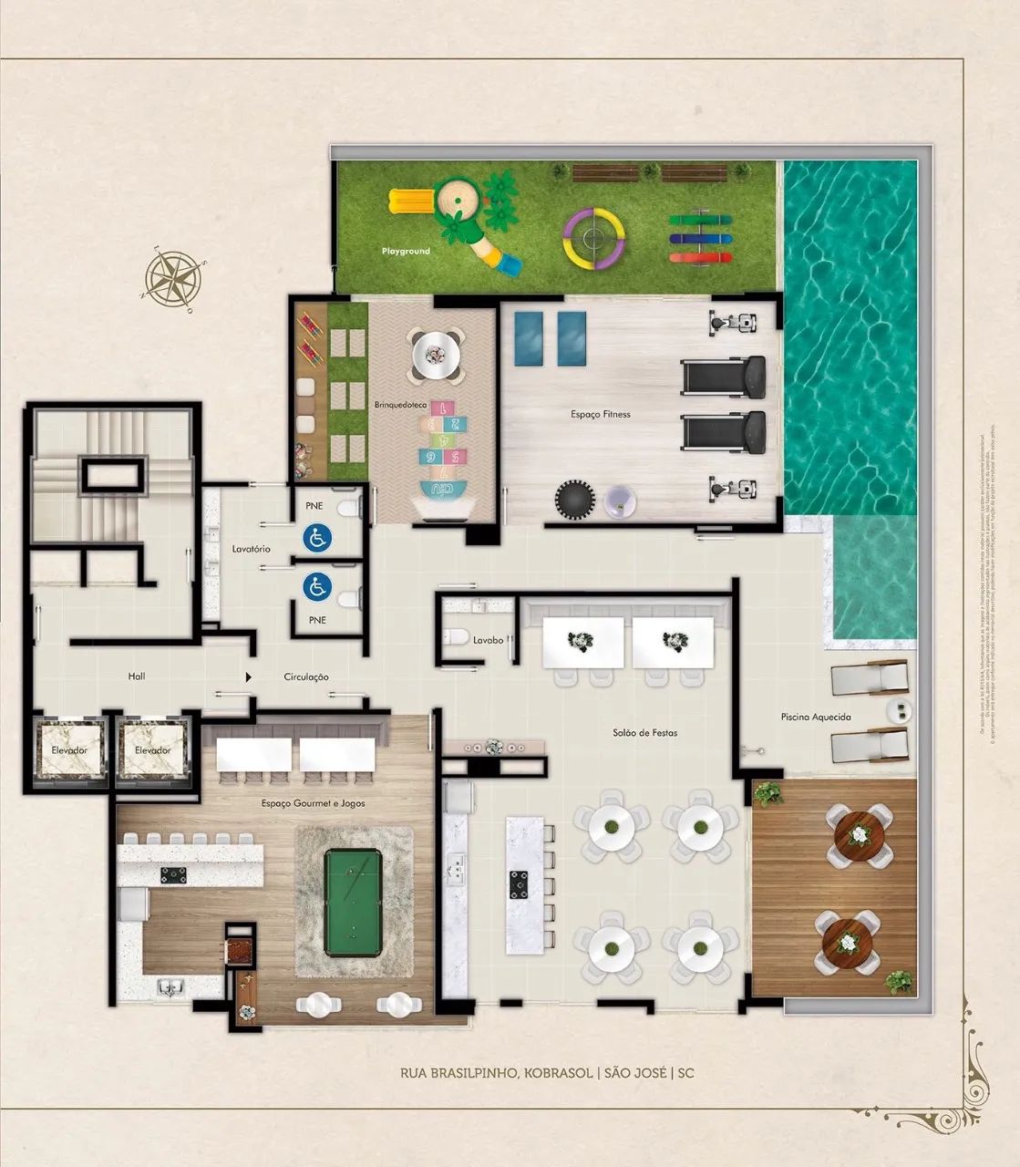Apartamento à venda 3 Dormitórios em São José - 128m² - Foto 3