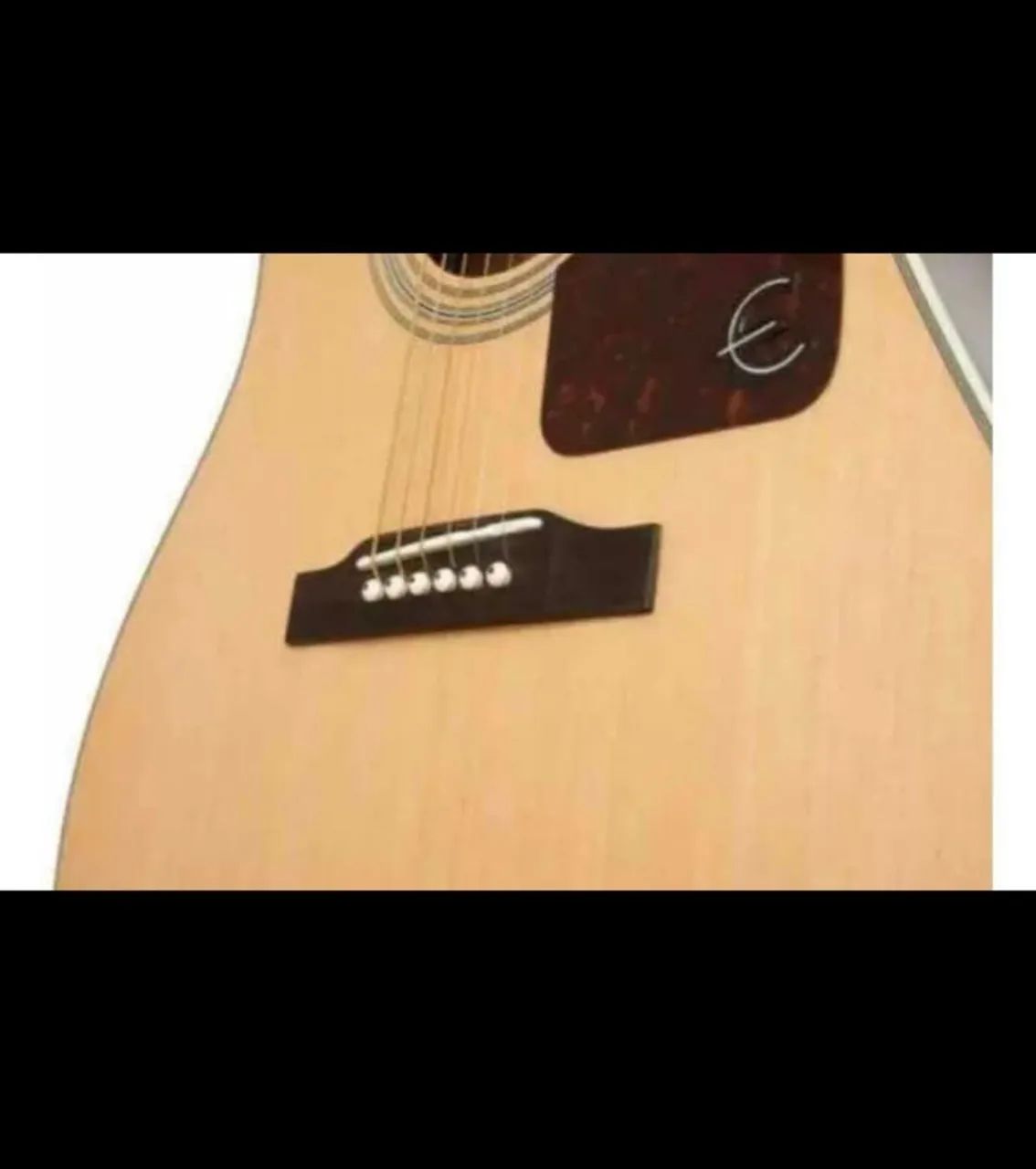 Violão Epiphone AJ 210 com case - Foto 3