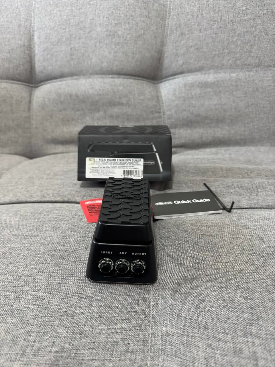 Pedal de volume Dunlop dvp4 mini com caixa e tags - Foto 3