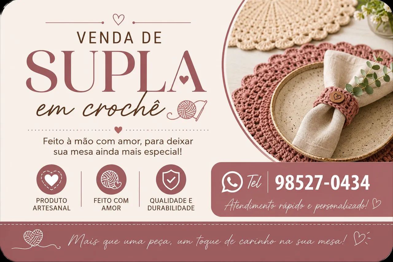 Supla em crochê