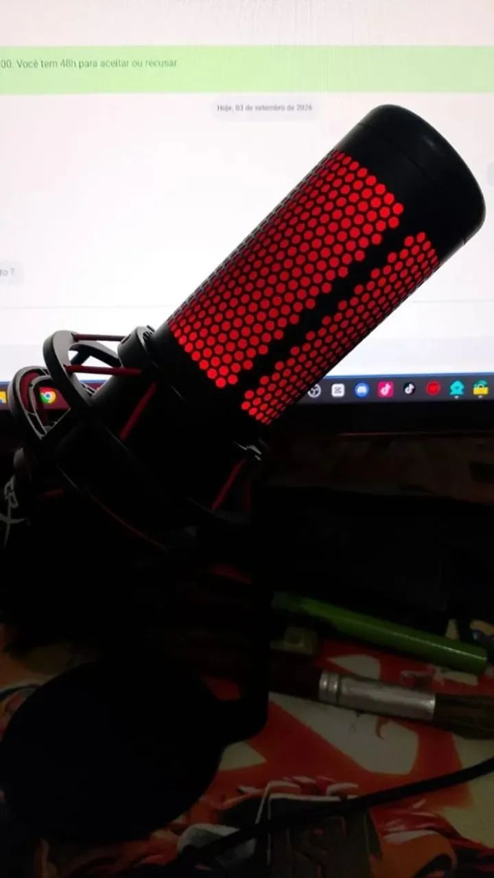 Microfone Condensador USB HyperX QuadCast  - Foto 5
