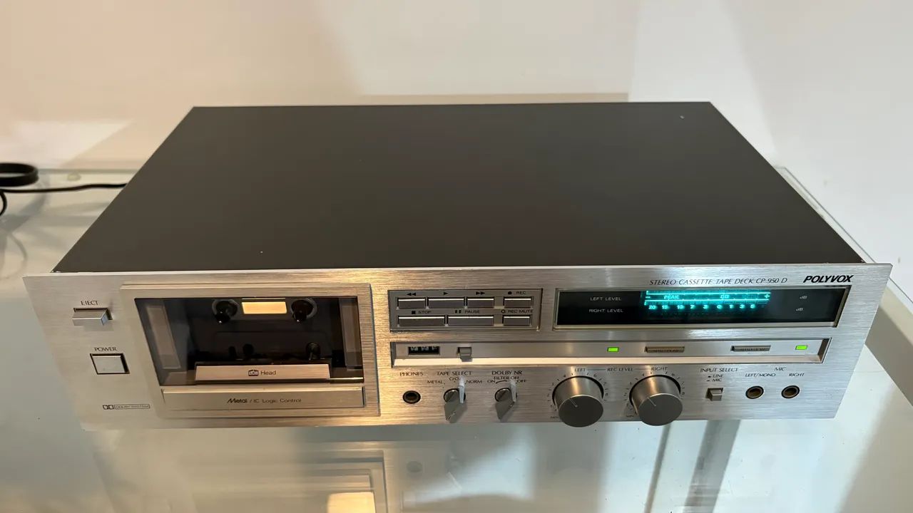Tape deck Polyvox CP950D (raro estado, revisado) - Foto 4