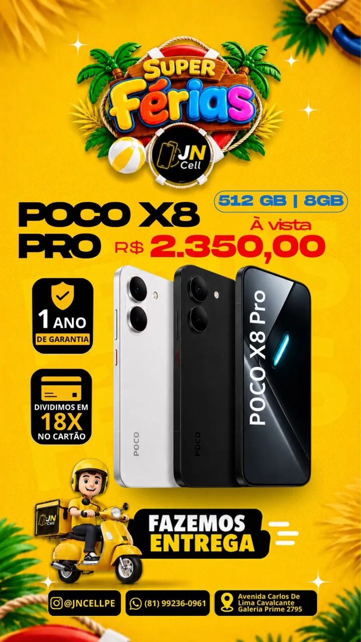 POCO X8 PRO 512|8GB - LACRADO - R$2.349,00 - Foto 4