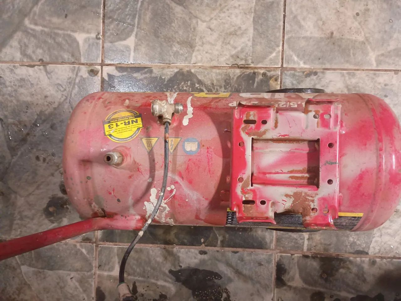 Reservatório compressor de ar 25 litros  - Foto 4