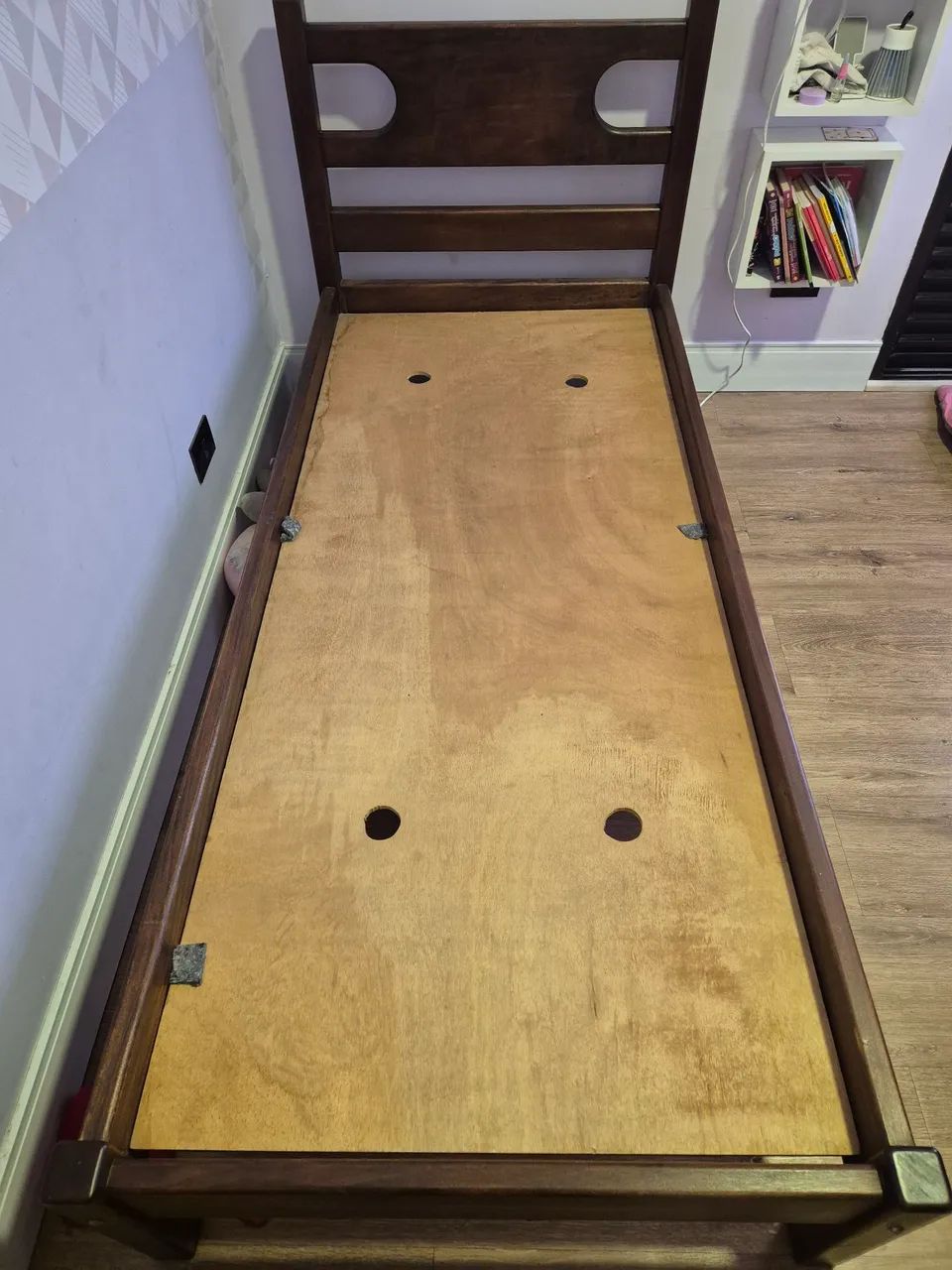 Cama solteiro madeira maciça - Foto 3