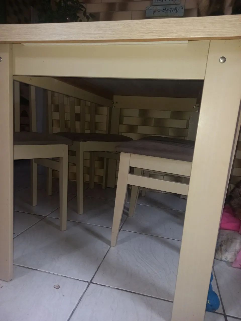 Mesa 4  com cadeiras - Foto 4