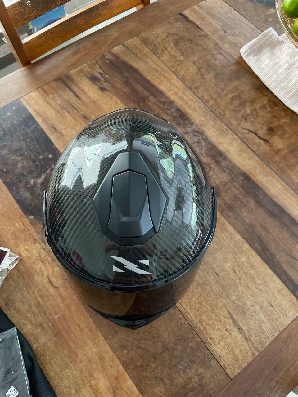 Capacete Norisk Carbon R 58 com PPF - Foto 4