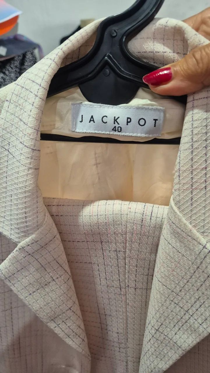 BLAZER E CALÇA JACKPOT TAM 40  - Foto 4
