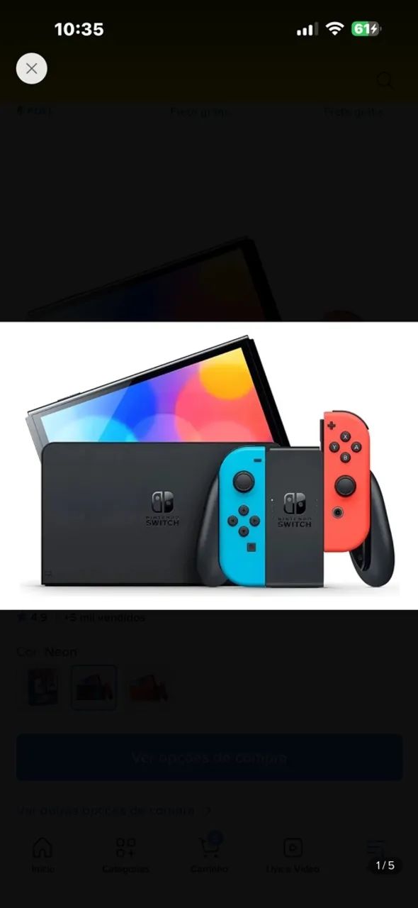 Nintendo Switch OLED 64GB - Foto 2