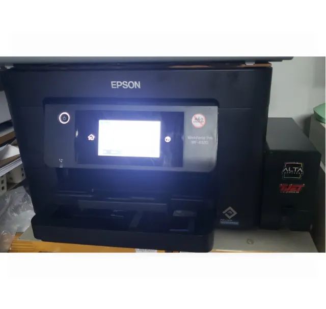 Impressora Multifuncional WF-C4820 + Bulk Ink com tintas pigmanteda - Foto 2