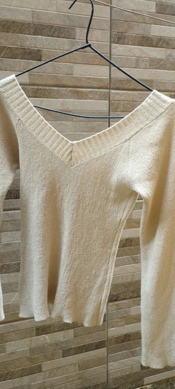 Blusa de lã feminina P/M - Foto 2