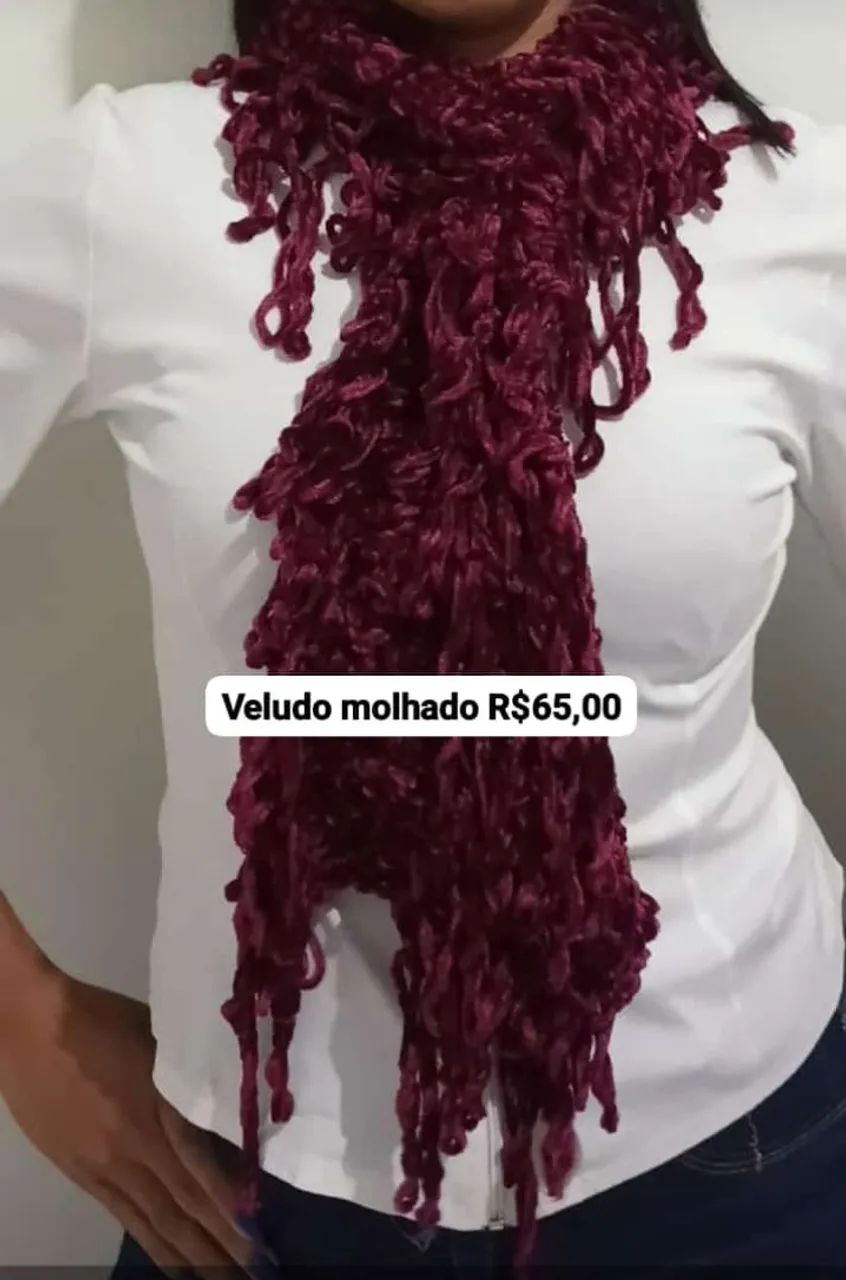 Cachecóis de tricô ? novos  - Foto 4
