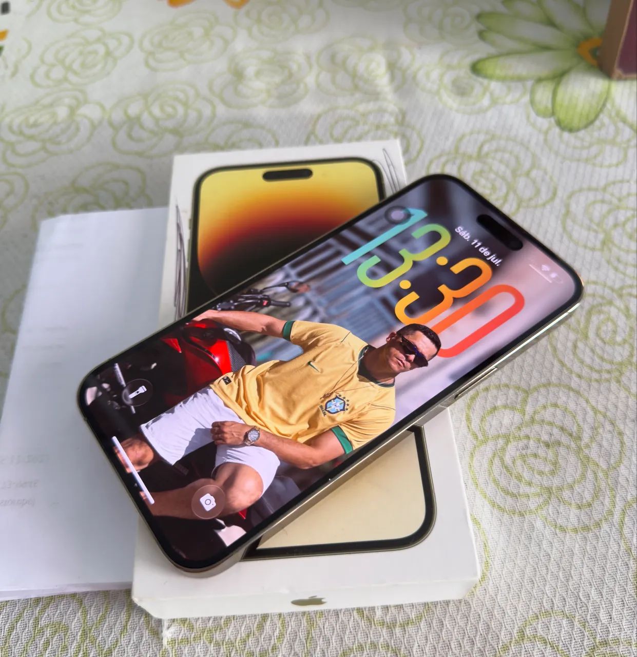 iPhone 14 Pro Max Gold 128GB Completo  - Foto 4