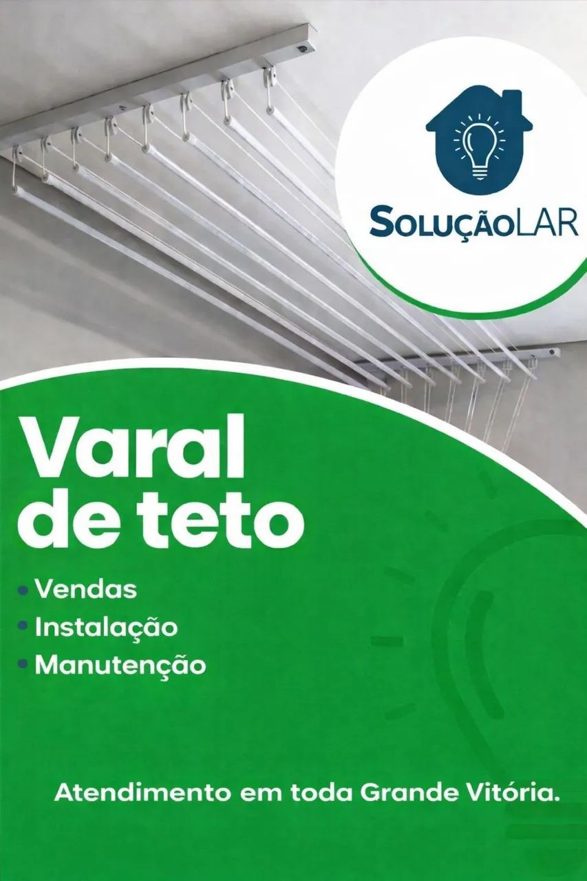 Varal de teto 